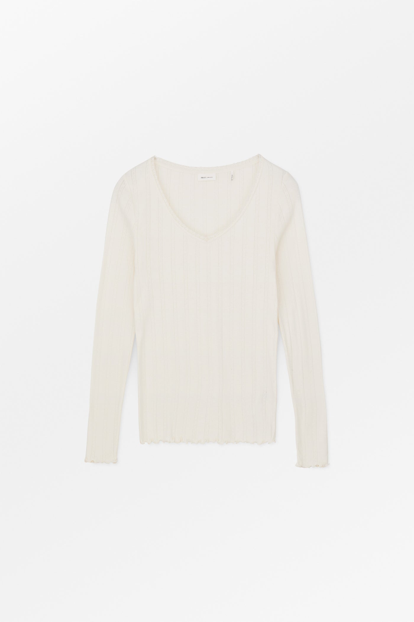 Skall Studio June V blouse Blouse Ecru