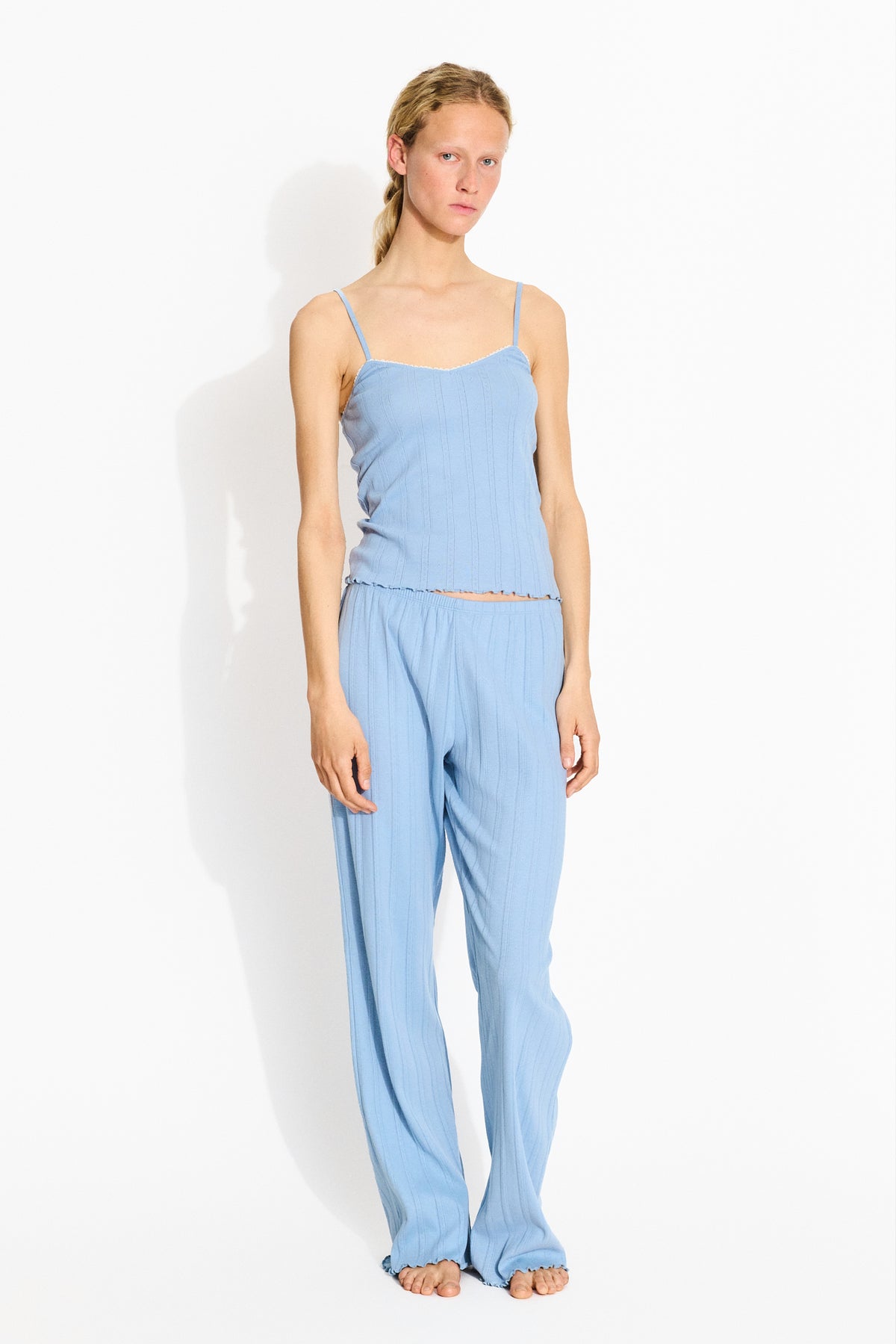 Skall Studio June singlet Top Blue whisper