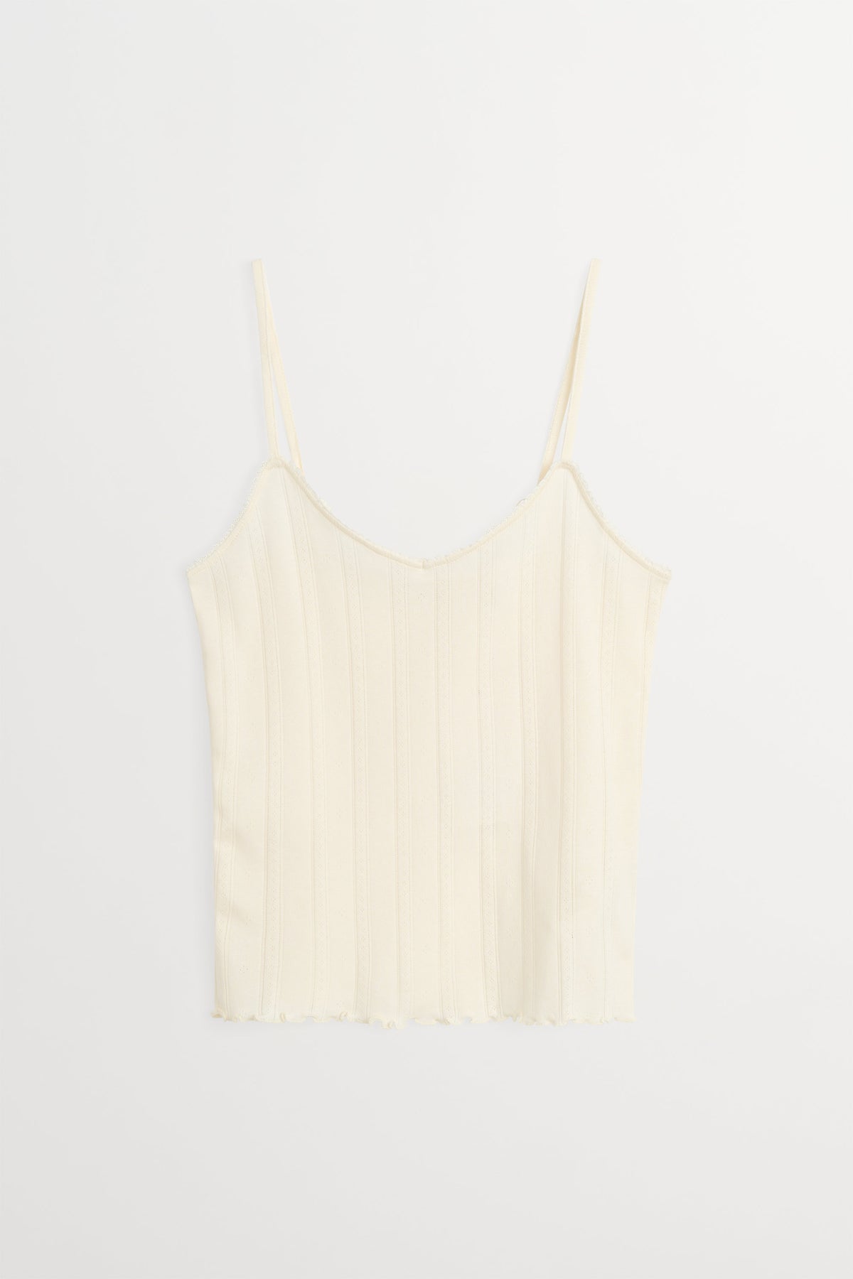 Skall Studio June singlet Top Ecru