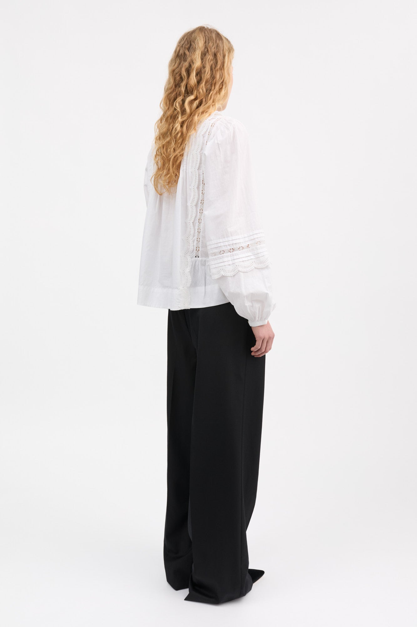 Skall Studio Leaf blouse Blouse Optic white