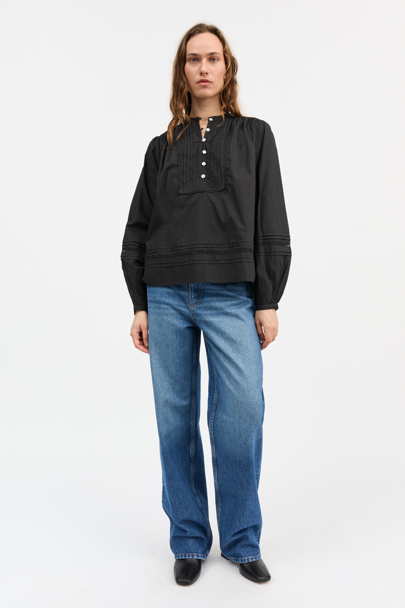 Skall Studio Leaf shirt Shirt Black