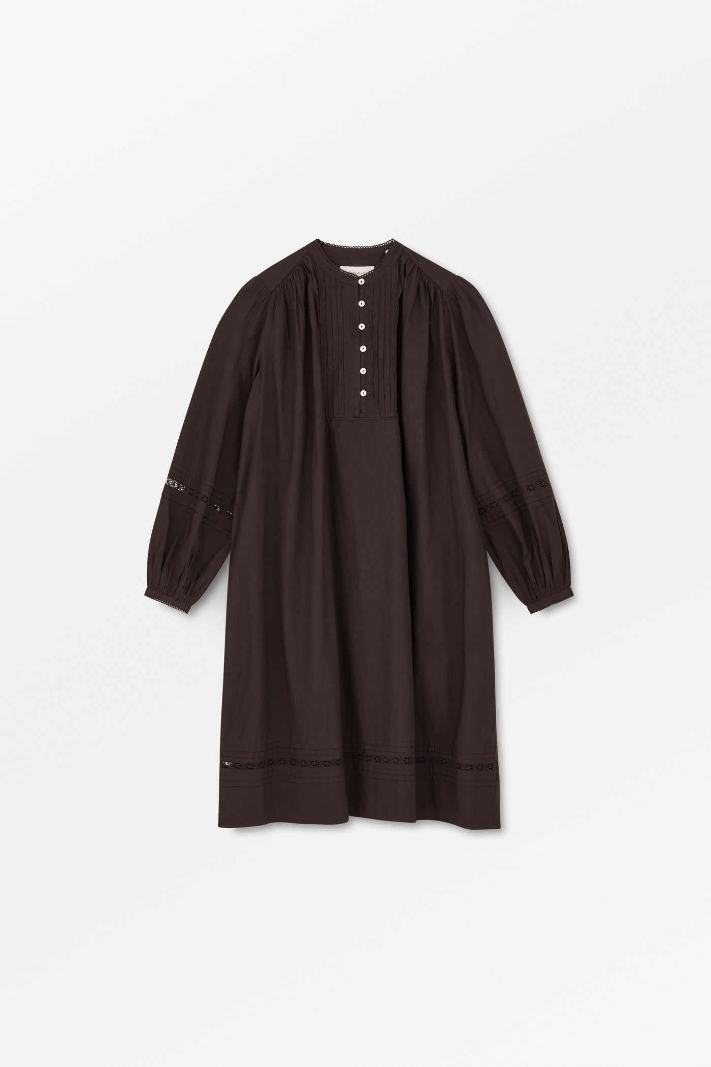 Skall Studio Leaf shirtdress Dress Dark brown
