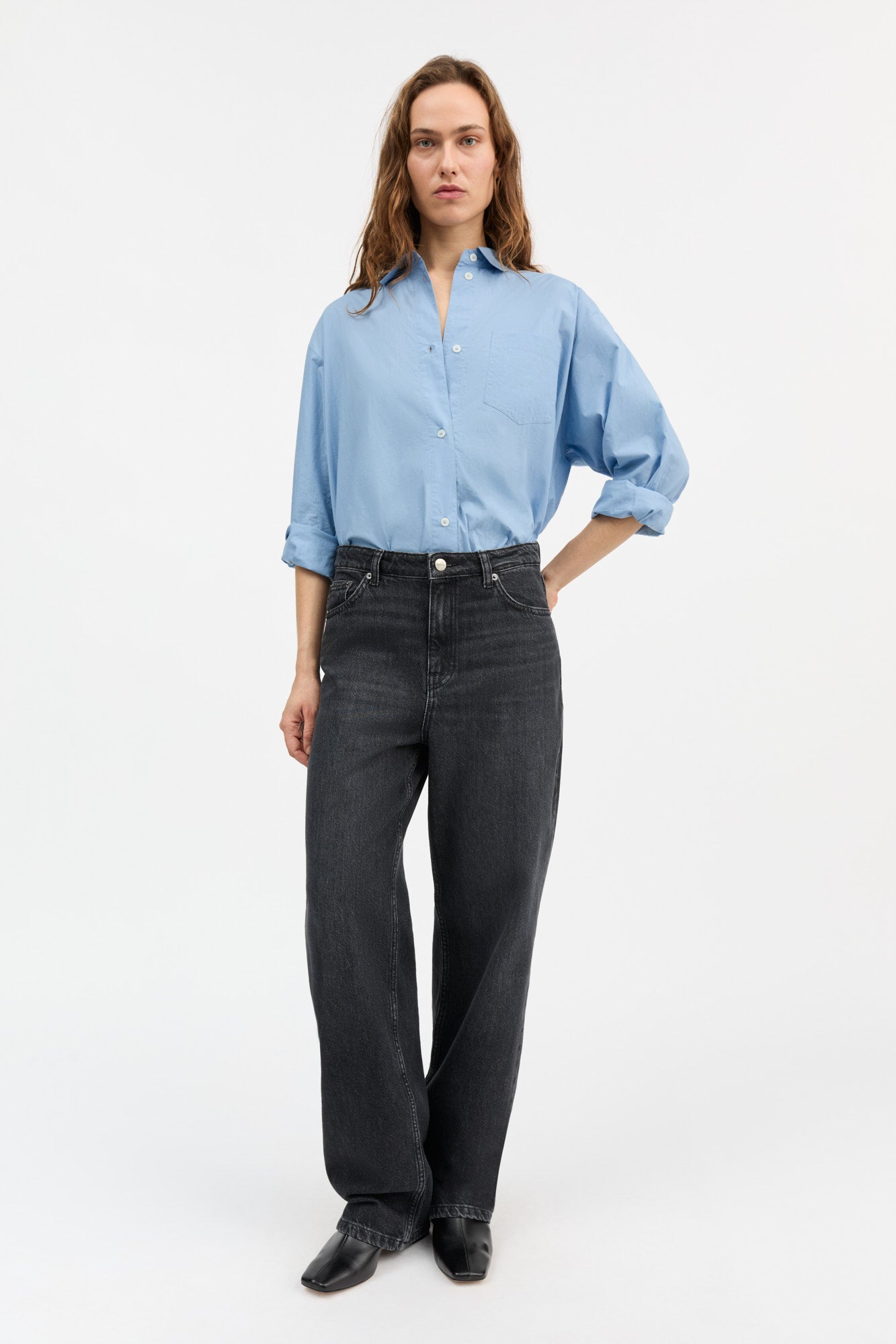 Skall Studio Maddy straight jeans Jeans Vintage washed black