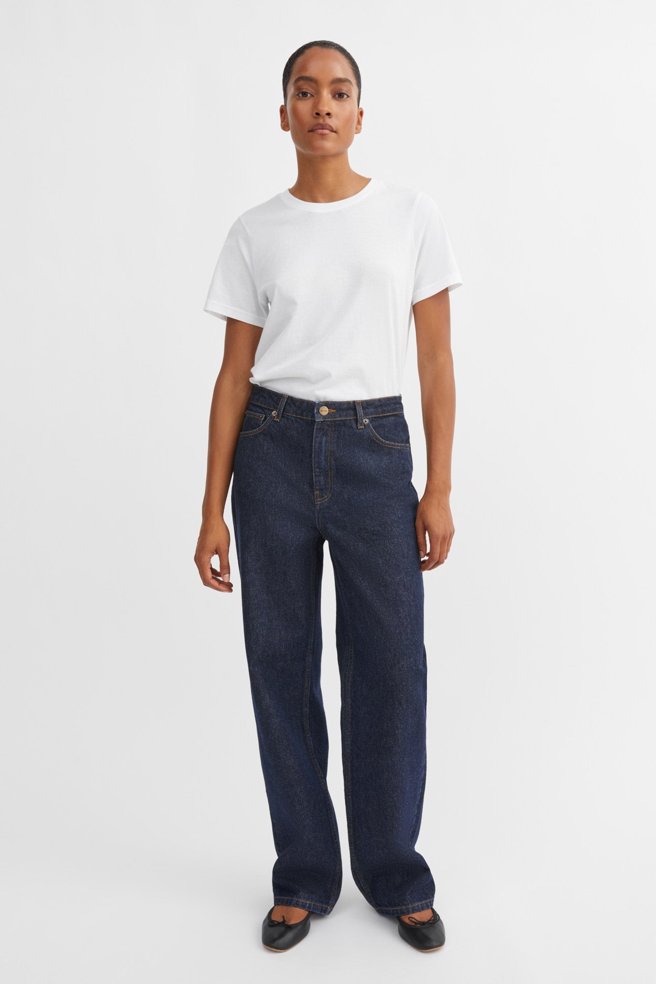 Maddy straight jeans - Indigo blue – Skall Studio ENG