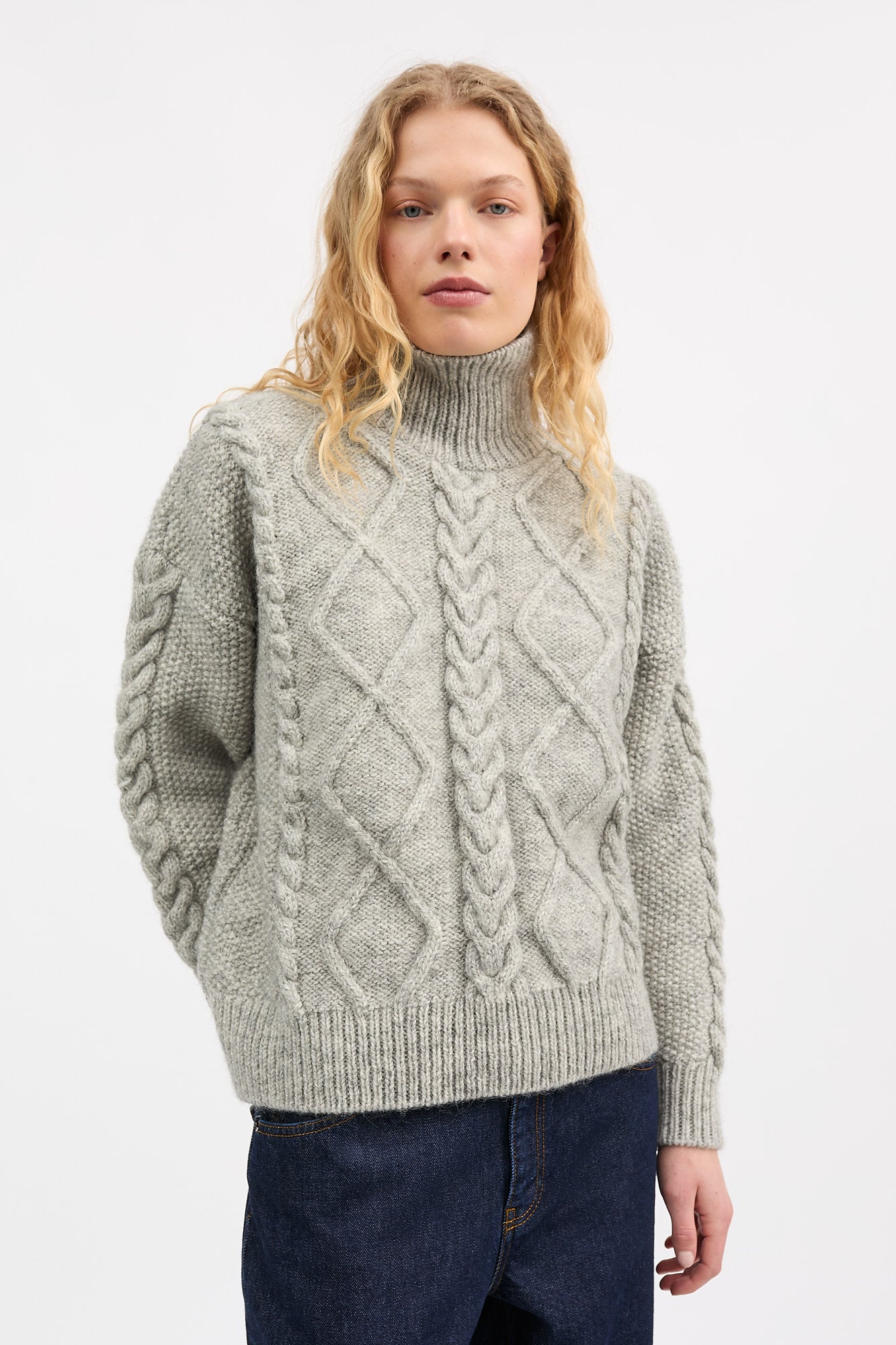 Skall Studio Magda knit Knit Light grey