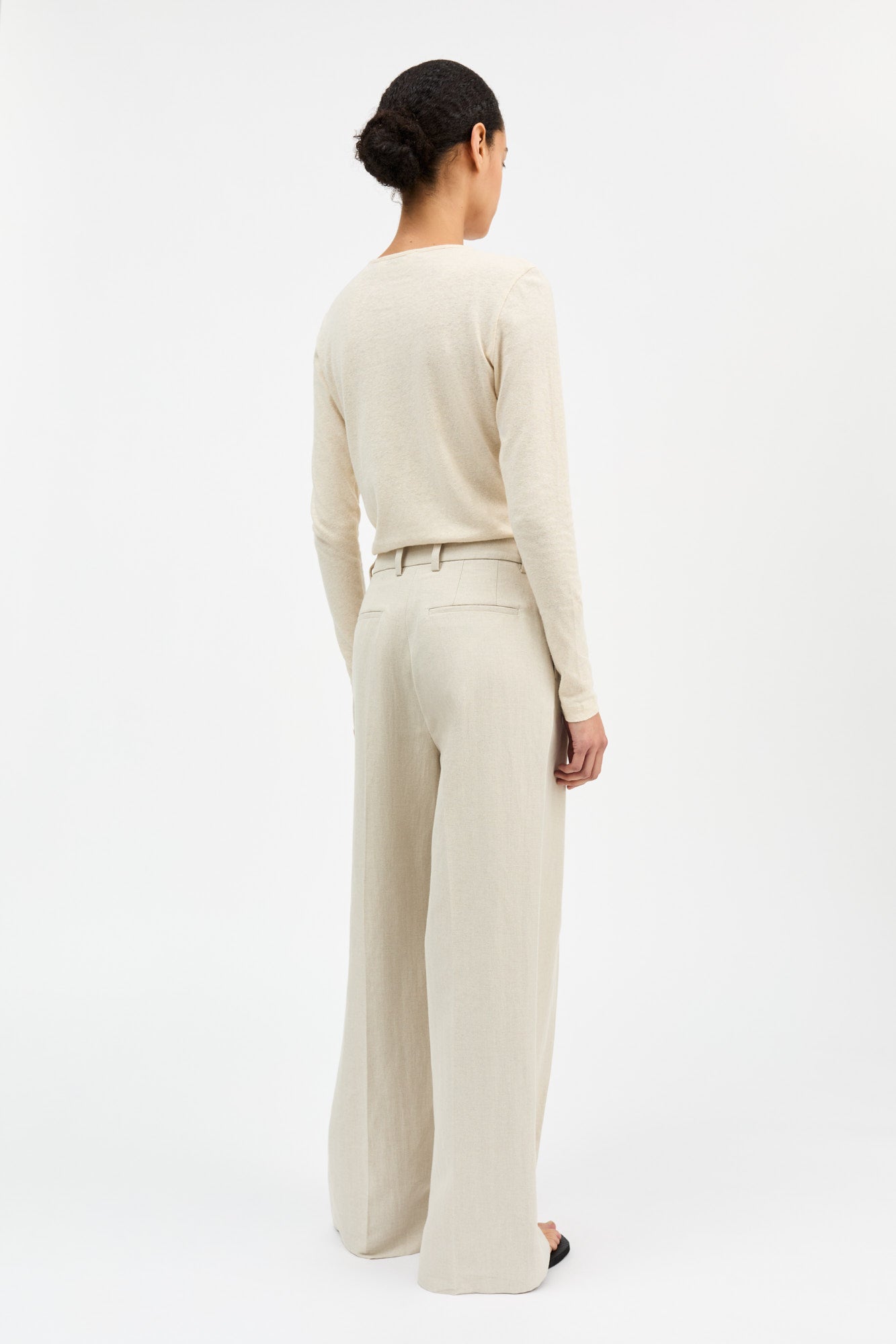 Skall Studio Mika O-neck blouse Blouse Ecru