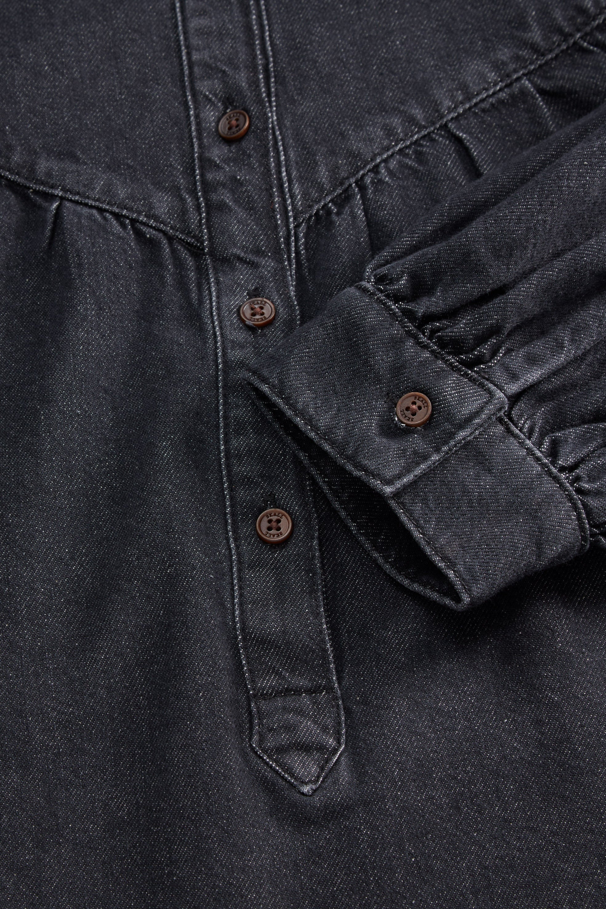 Skall Studio Mille blouse Shirt Vintage washed black