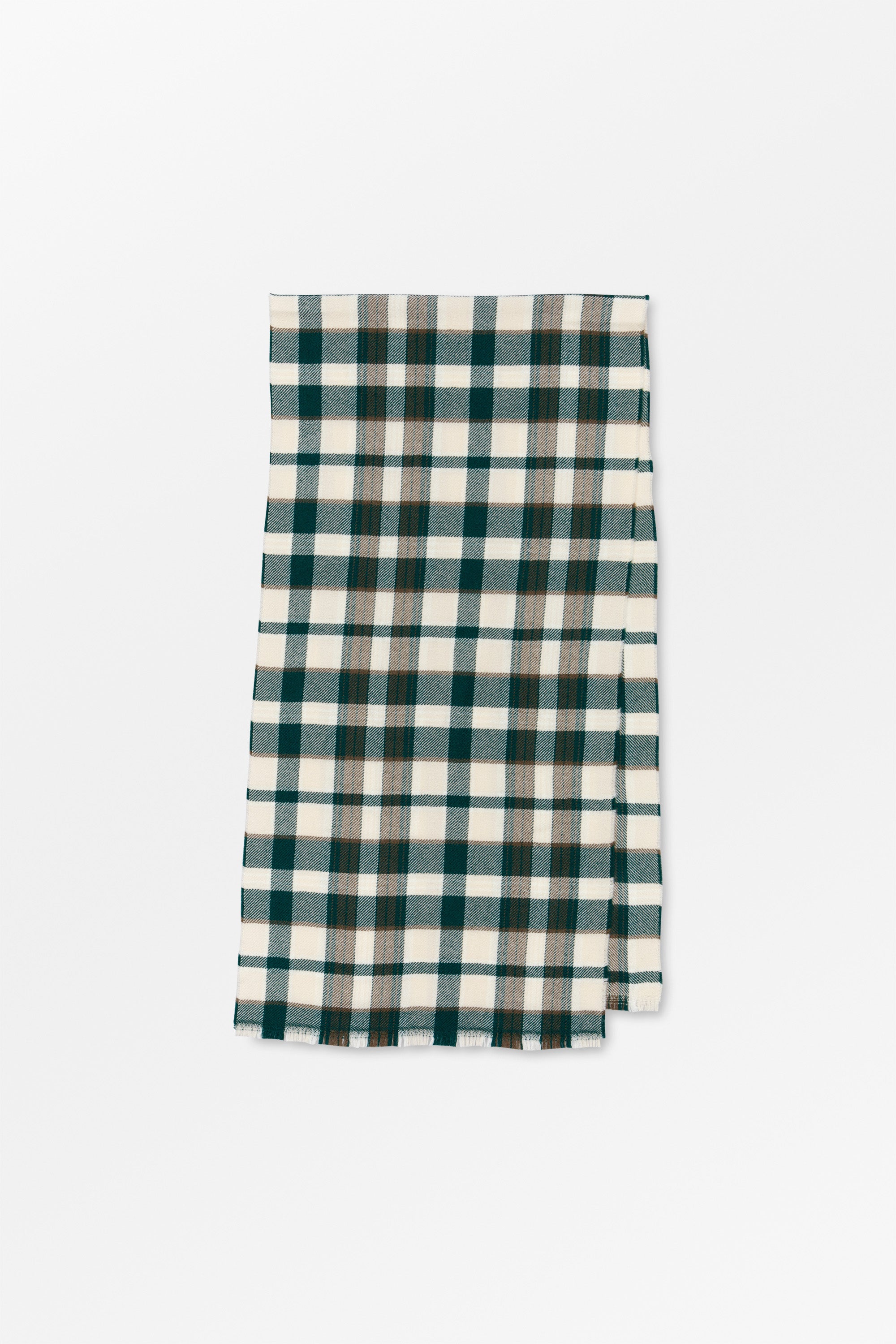 Skall Studio Nadelle scarf Scarf Pine green/Beige check