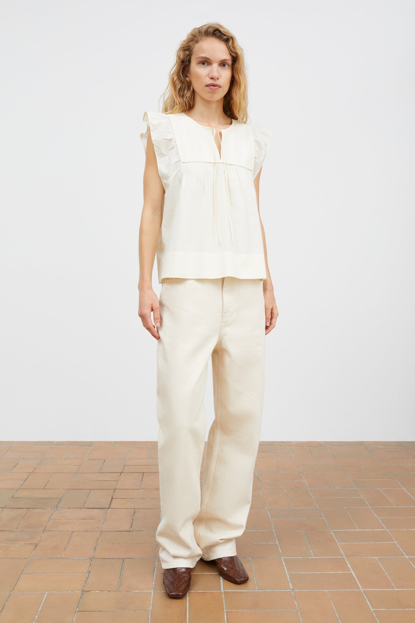 Skall Studio Nadja summer top Top Buttermilk