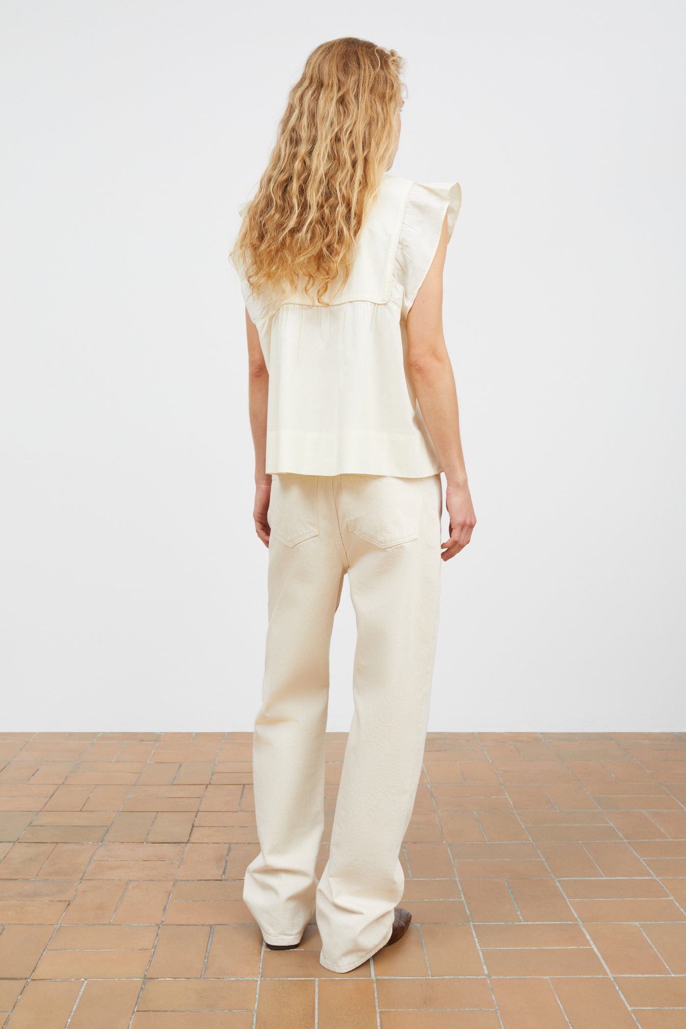 Skall Studio Nadja summer top Top Buttermilk