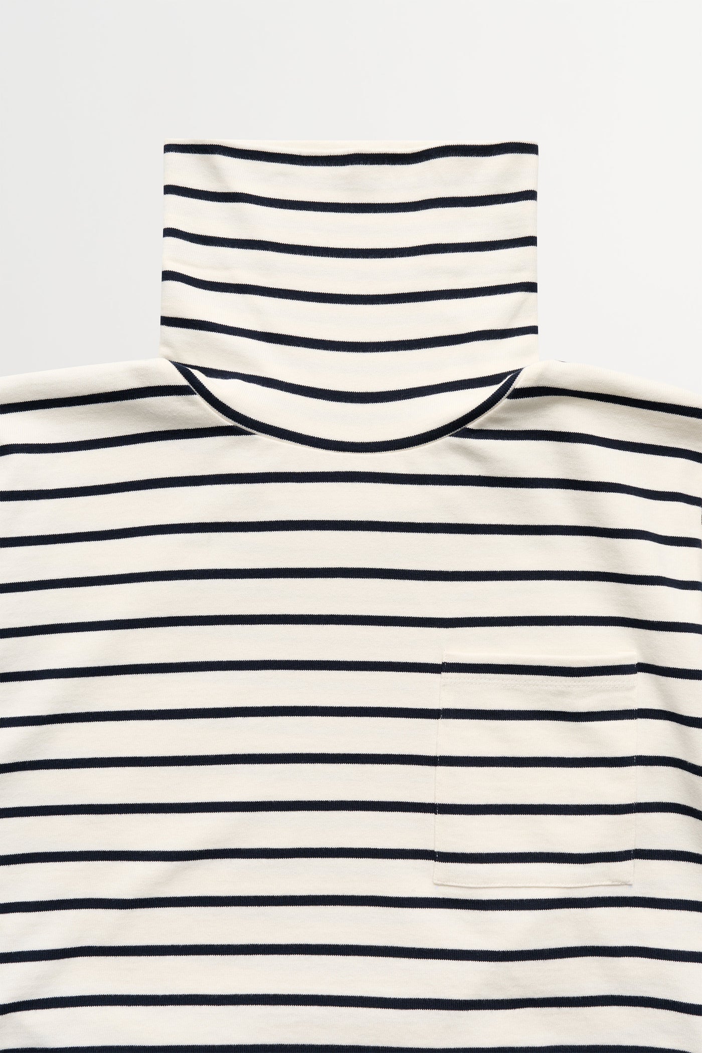 Skall Studio Nessa t-neck blouse Tee Ecru/Navy stripe