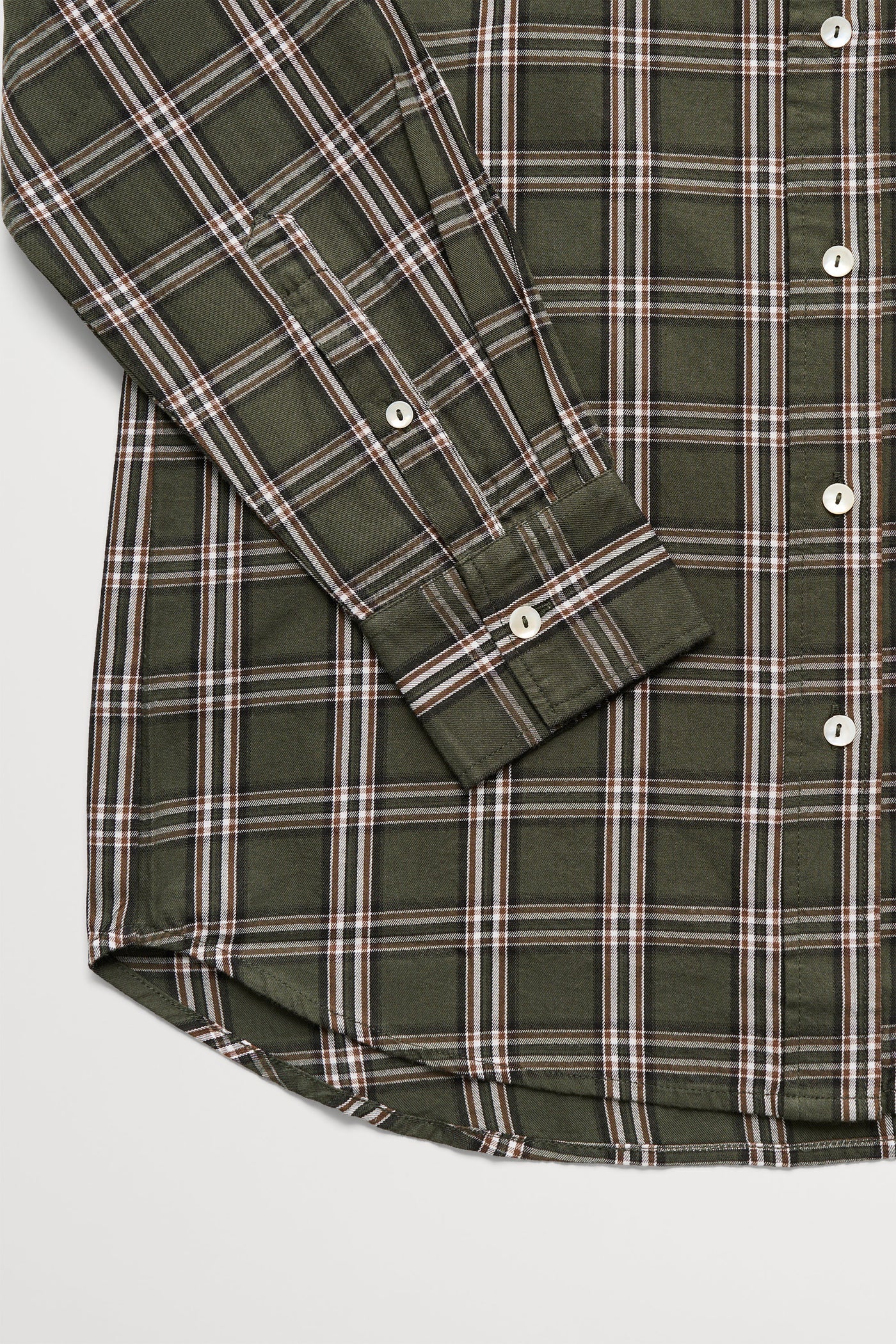 Skall Studio Nico shirt Shirt Green/White check