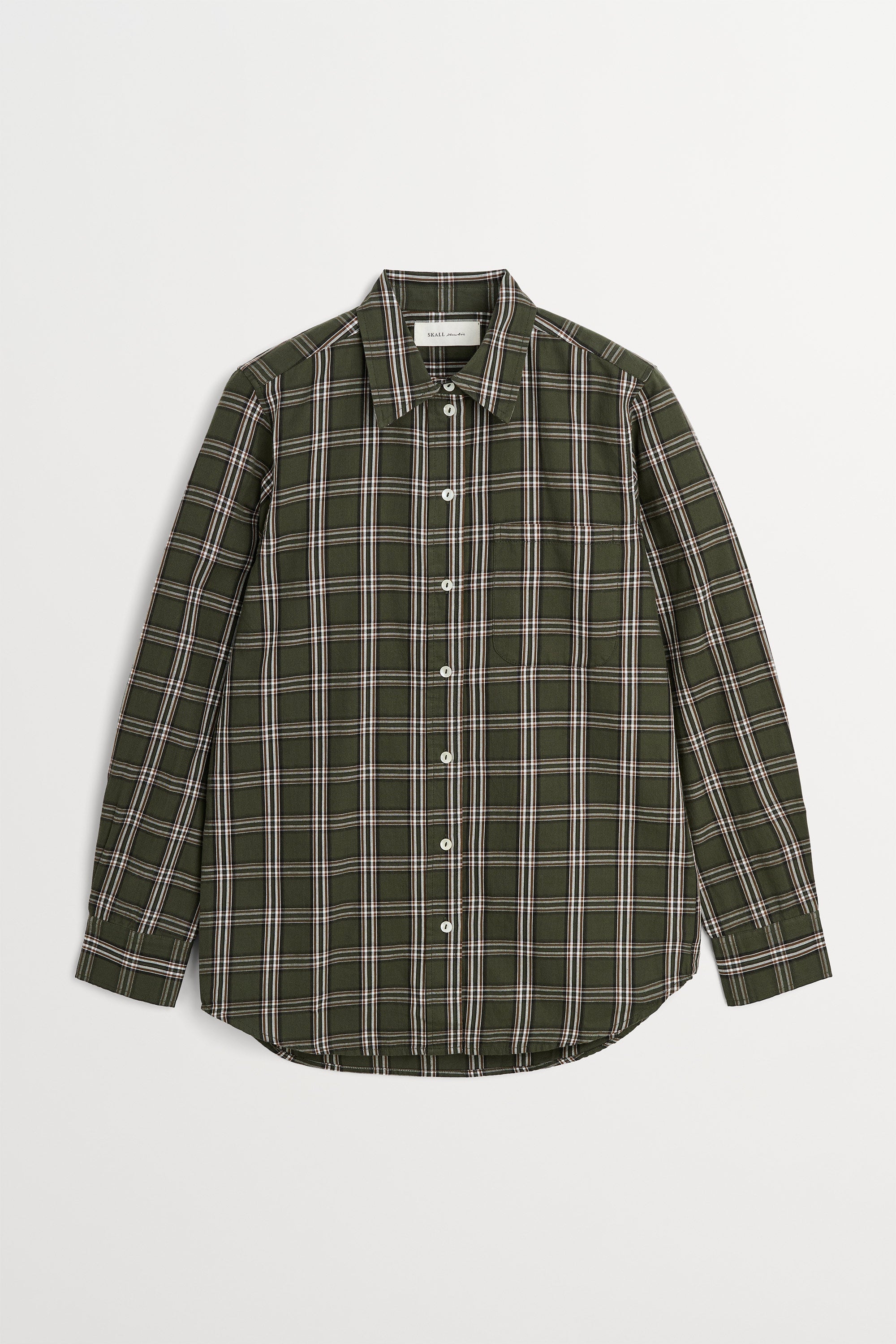 Skall Studio Nico shirt Shirt Green/White check