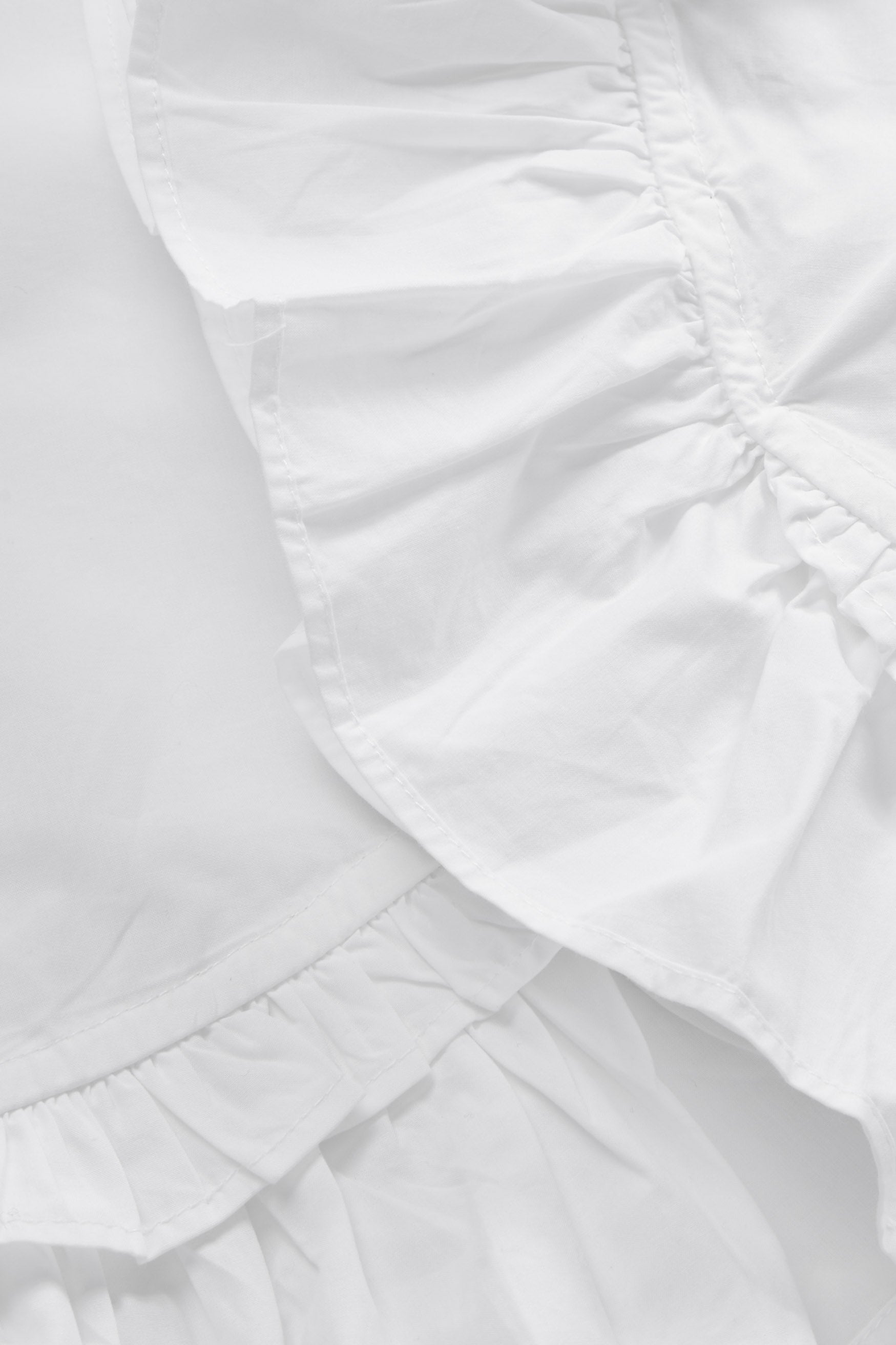 Skall Studio Rimini flounce blouse Blouse Optic white