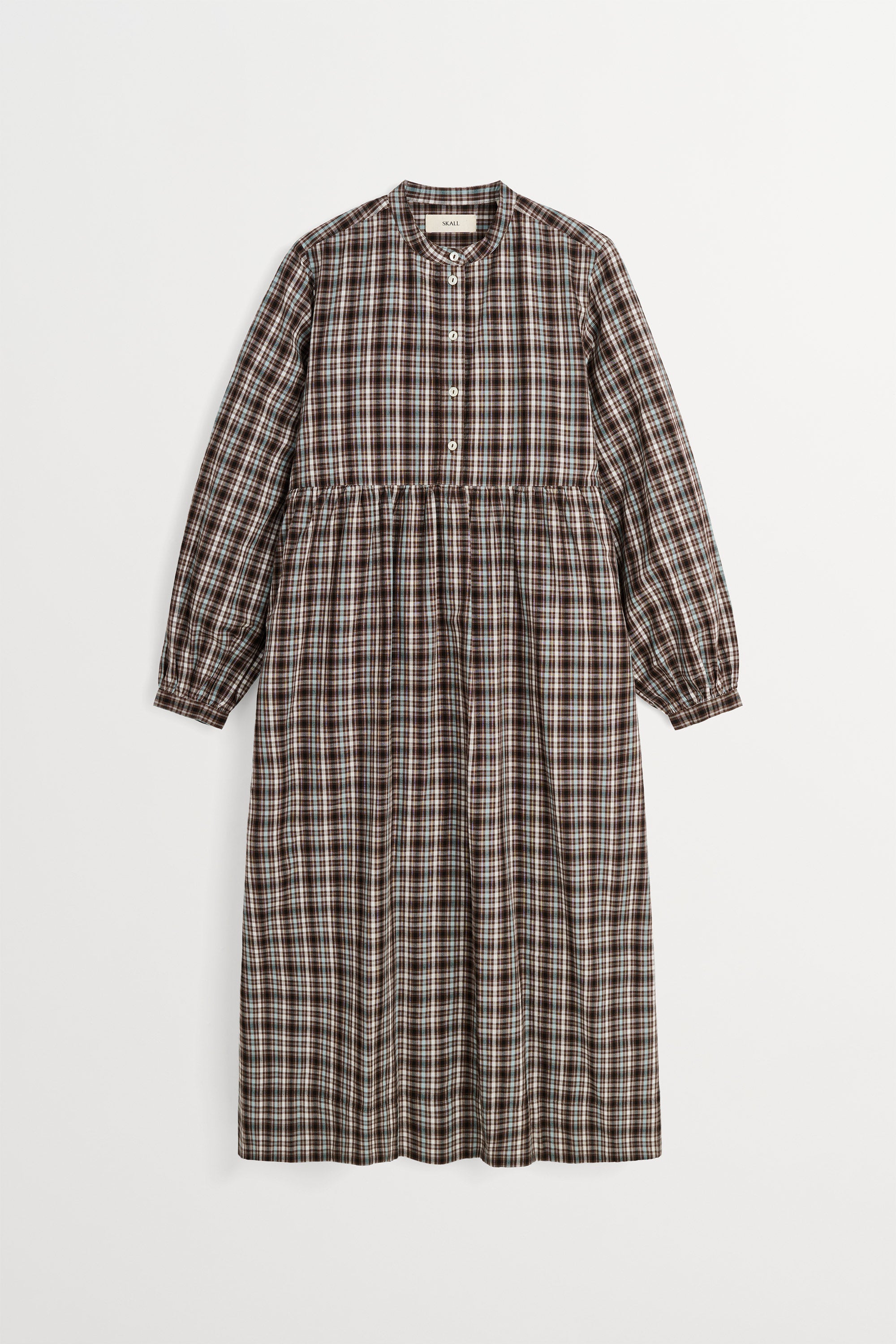 Skall Studio Ritu dress Dress Brown/Blue check