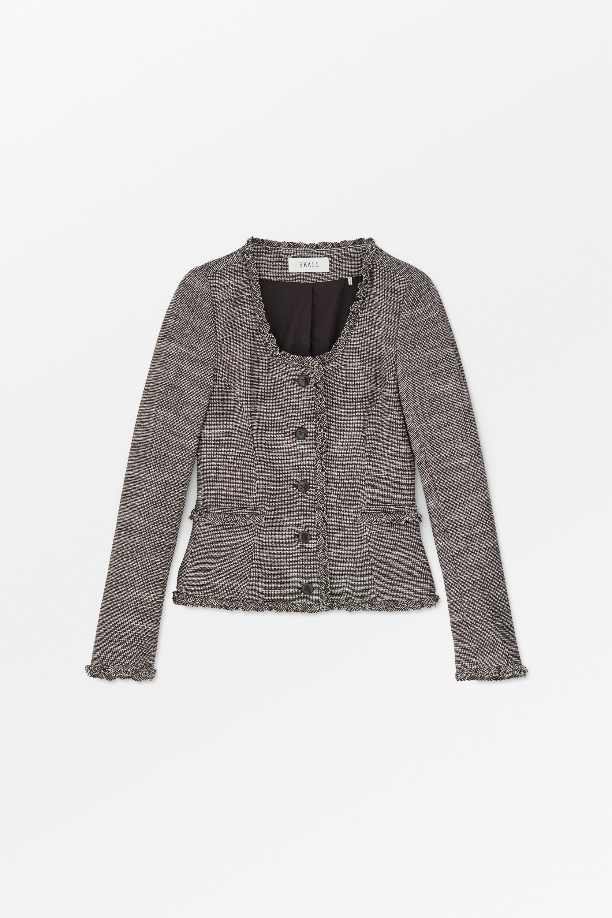 Rosa jacket - Brown/Ecru – Skall Studio ENG