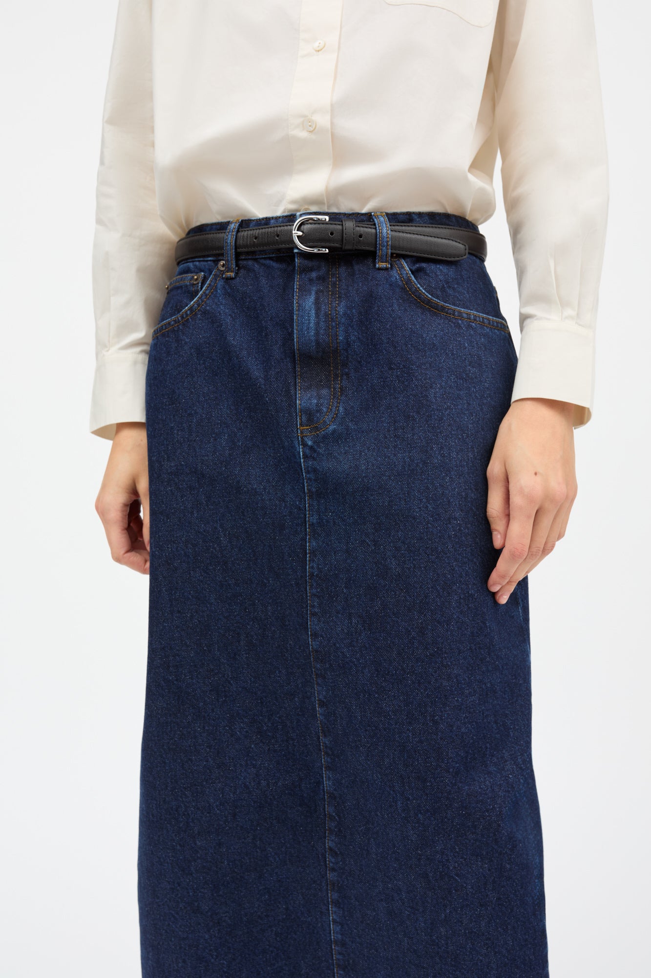 Skall Studio Sally skirt Jeans Indigo blue