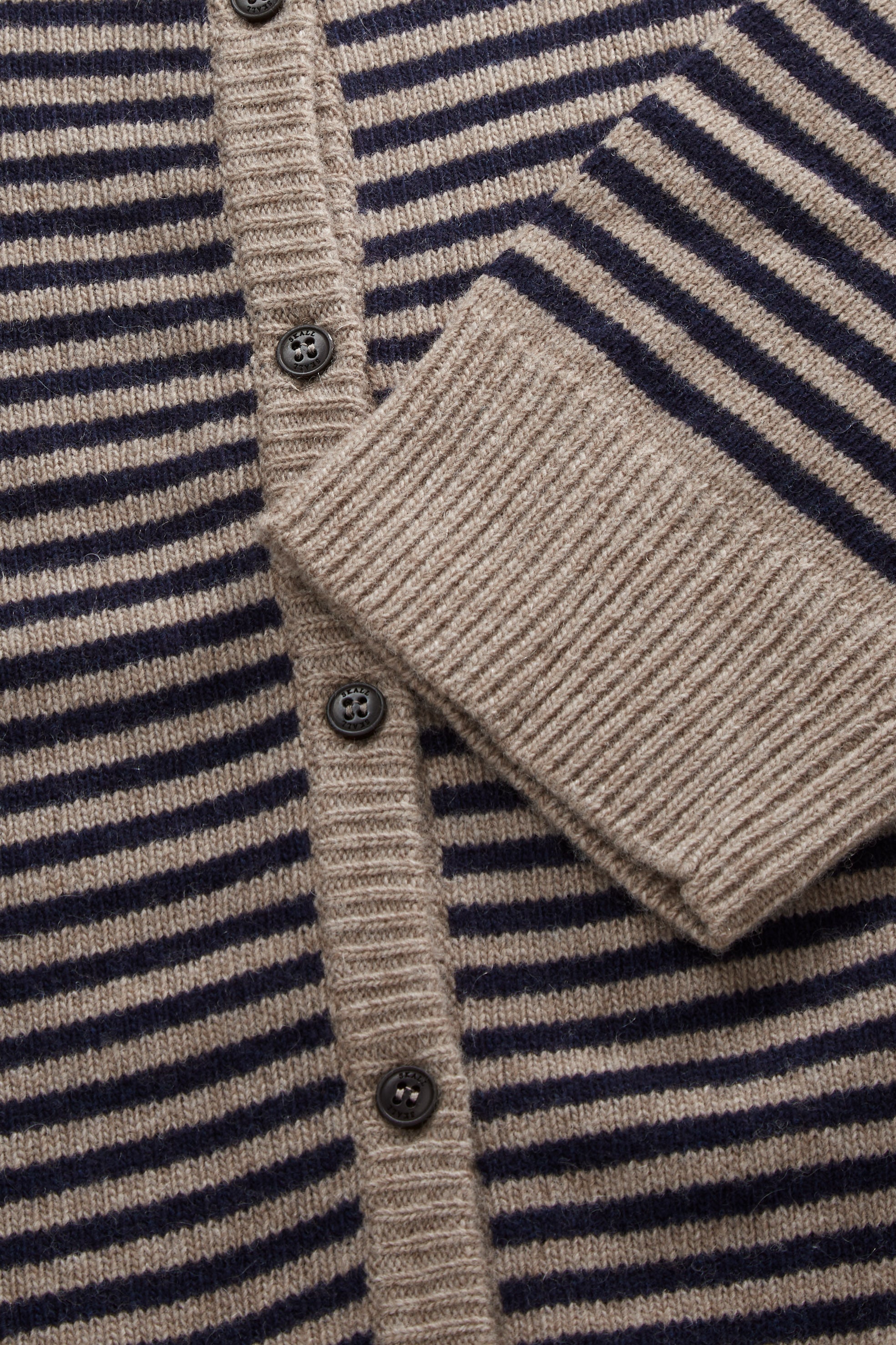 Skall Studio Senna cardigan Cardigan Brown/Navy stripe