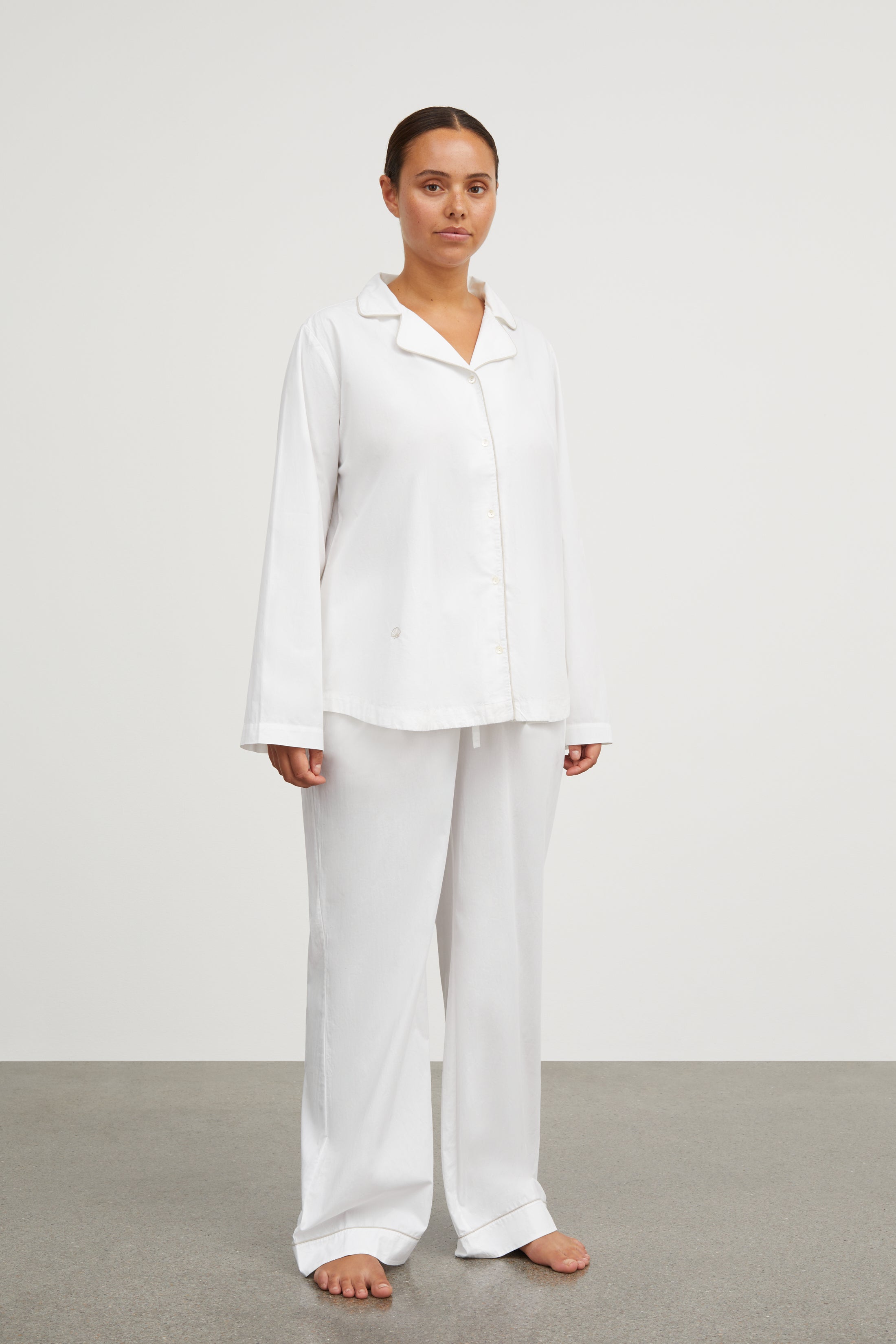 Skall Pyjamas - Optic white – Skall Studio ENG