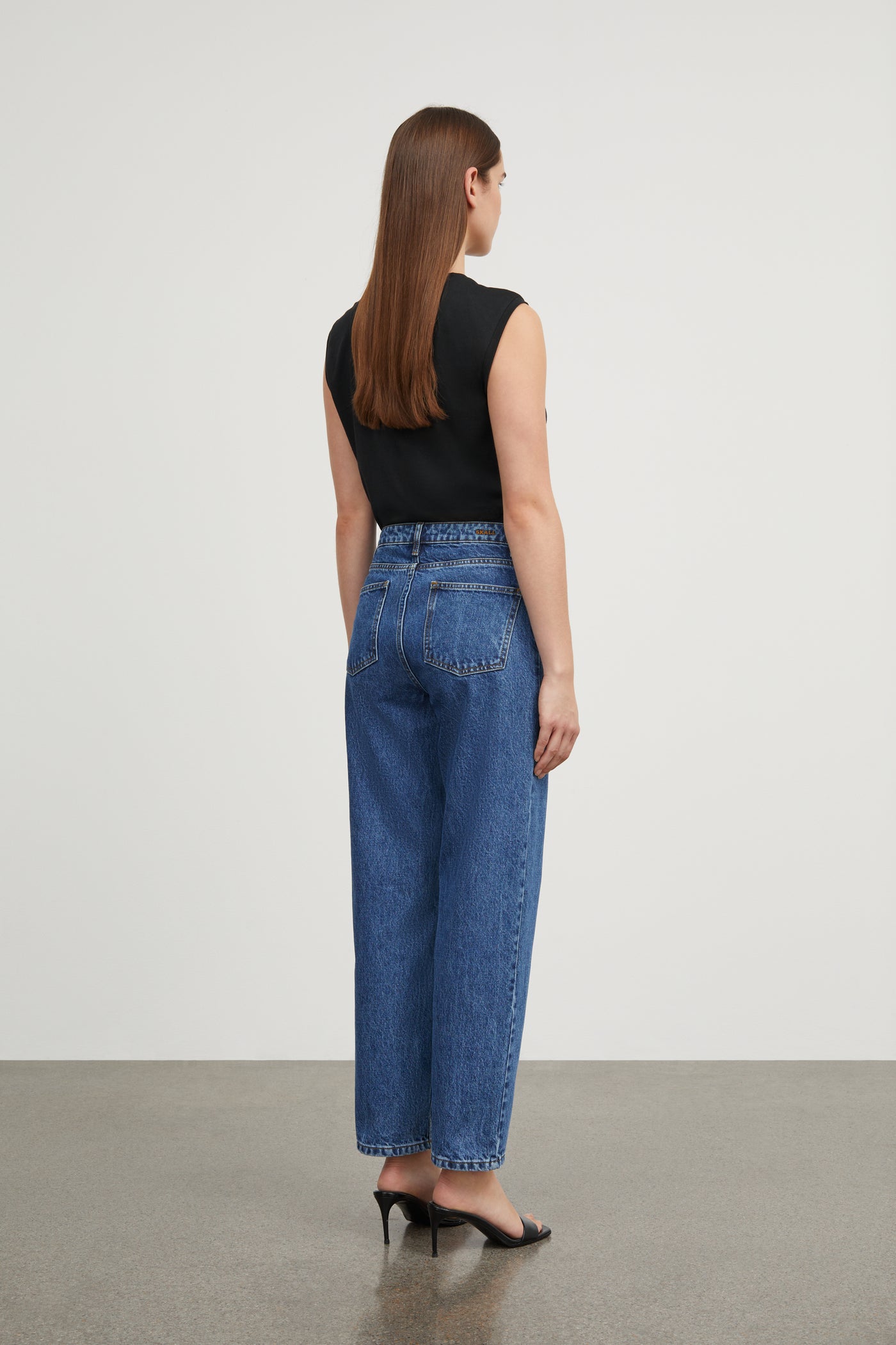 Skall Studio Allison cropped jeans Jeans Mid blue
