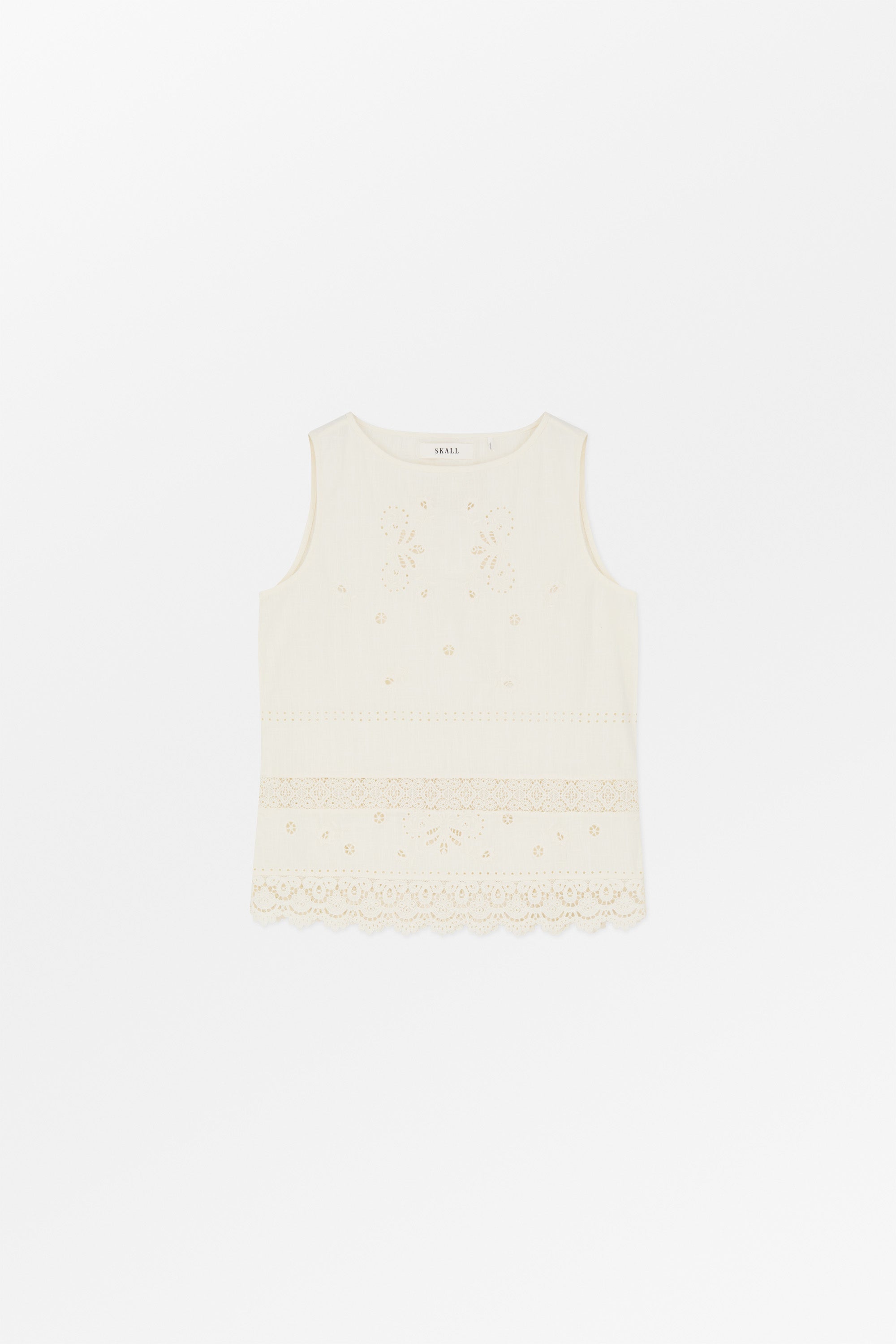 Tallulah top - Antique white – Skall Studio ENG