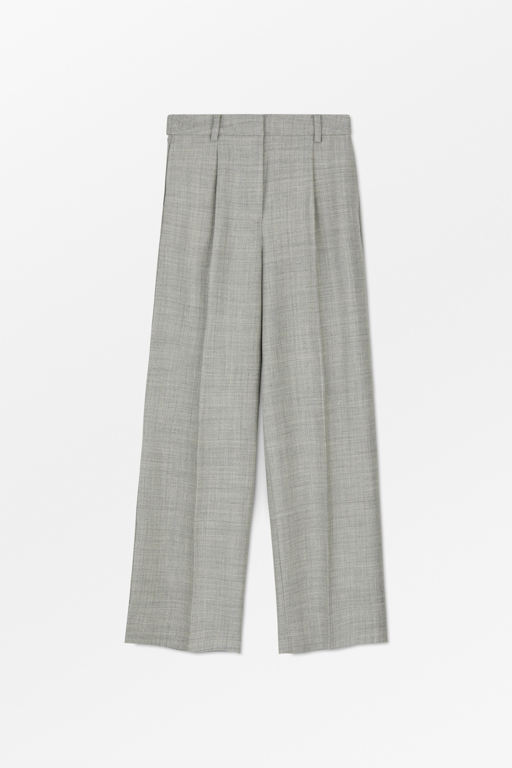 Skall Studio Thom trousers Trousers Light grey mélange