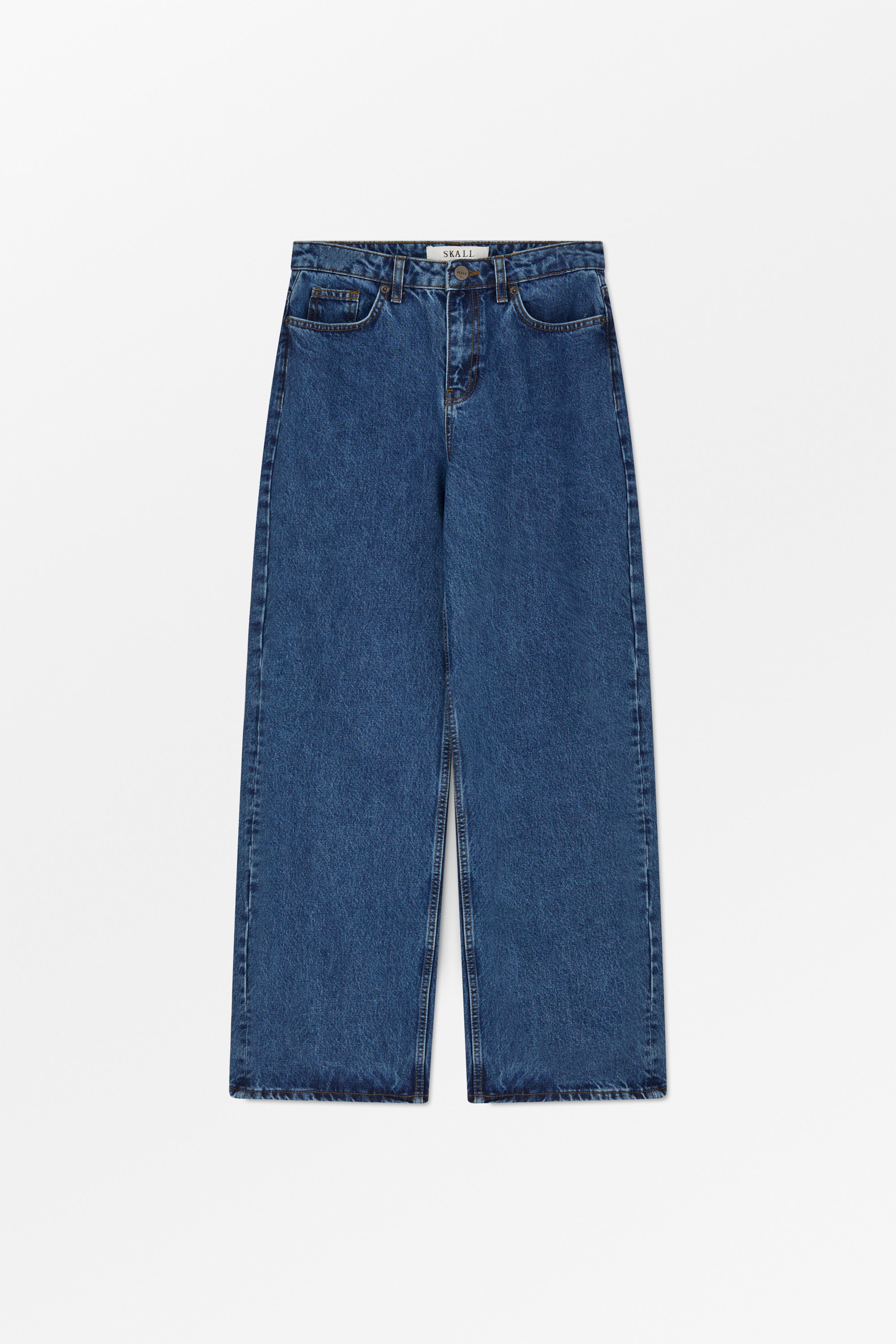 Willow wide jeans - Indigo blue – Skall Studio ENG