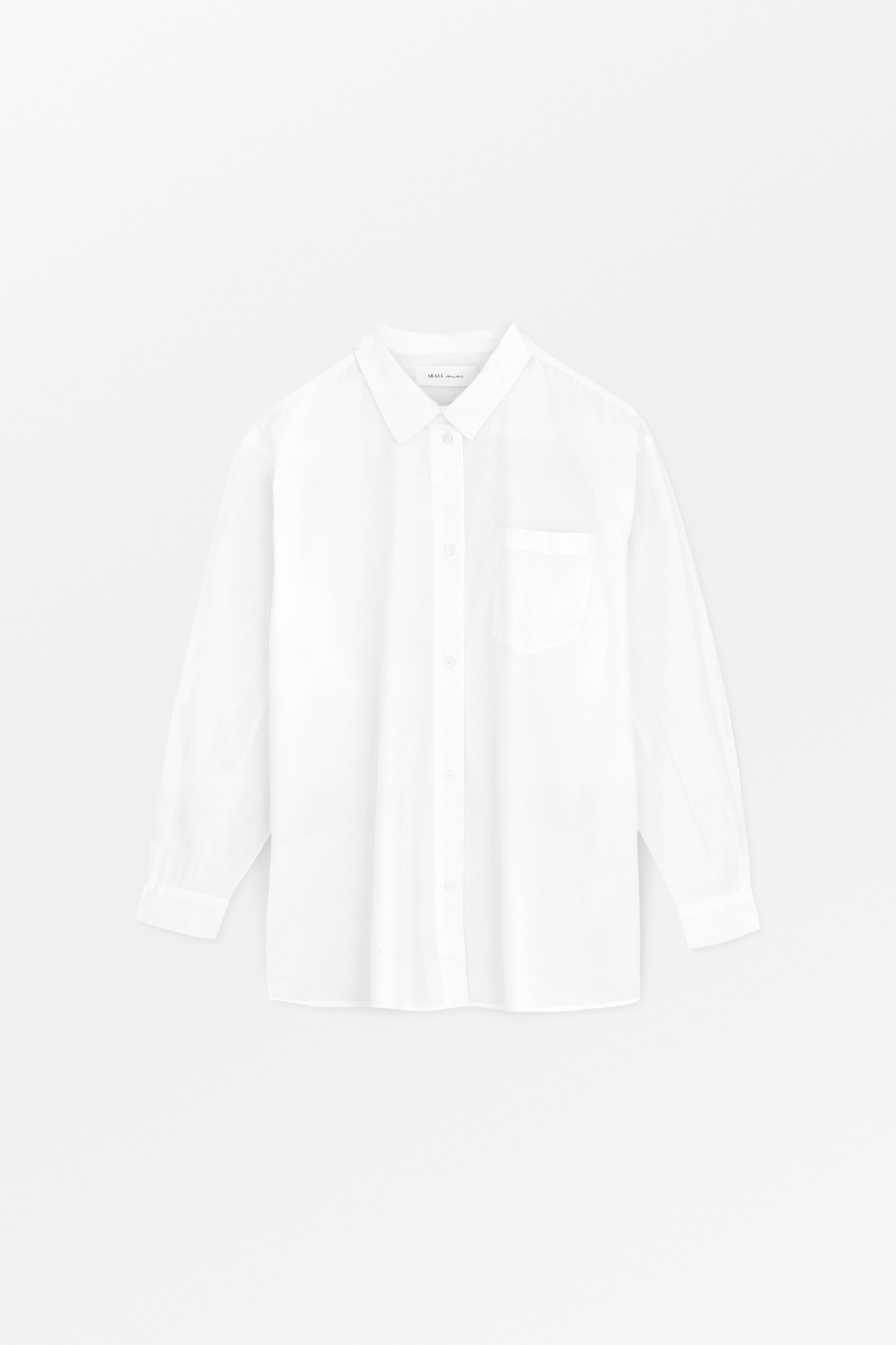 Edgar Shirt - Optic white – Skall Studio ENG
